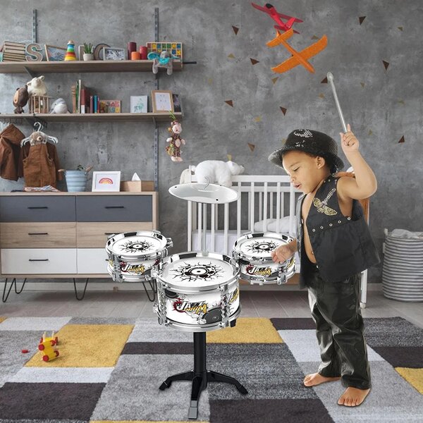 Batterie avec 3 tambours