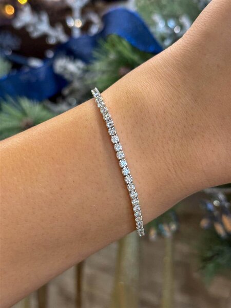 Bracelet tennis en diamants