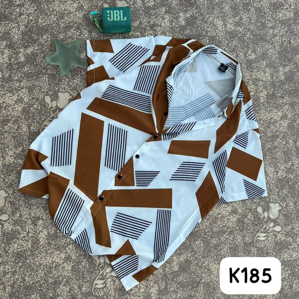 Beautiful and stylish summer shirt with short sleeves