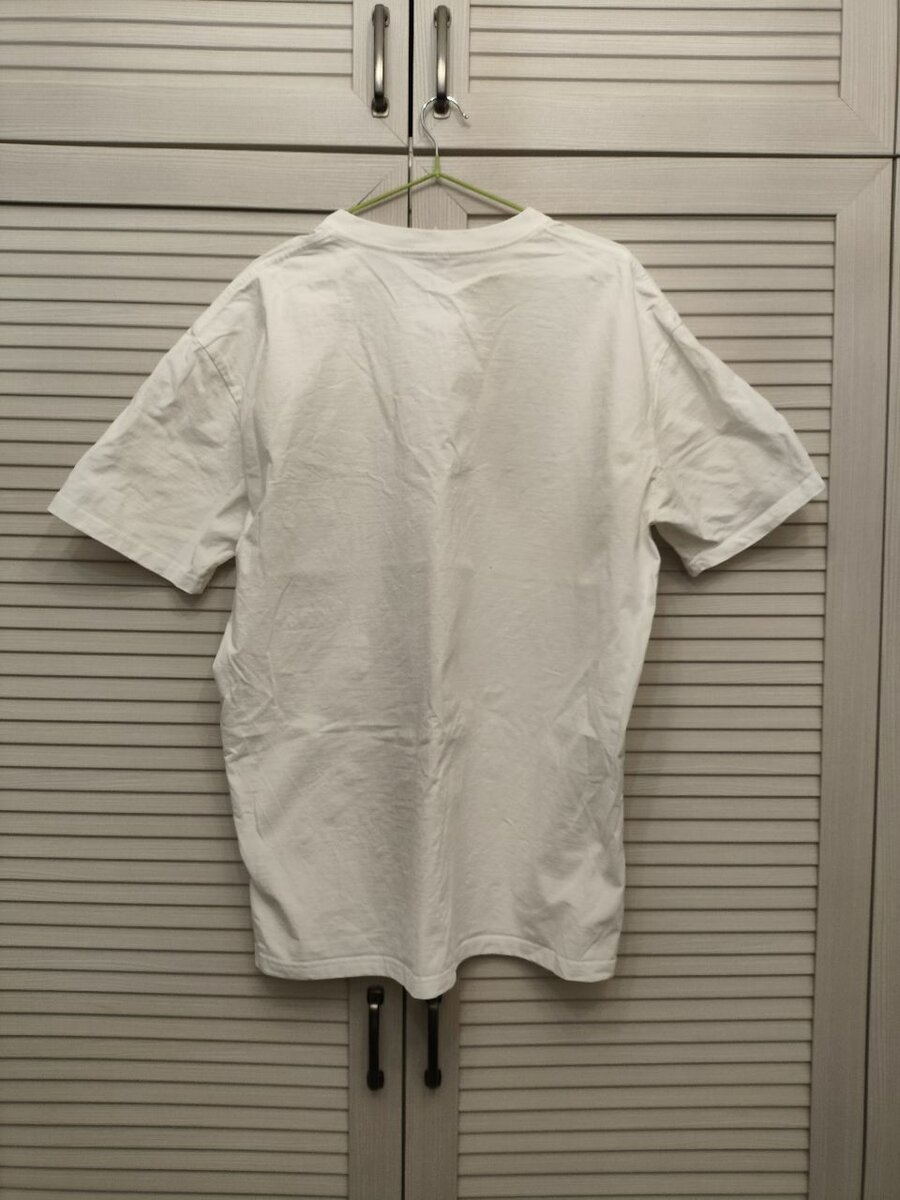 Белая оверсайз футболка