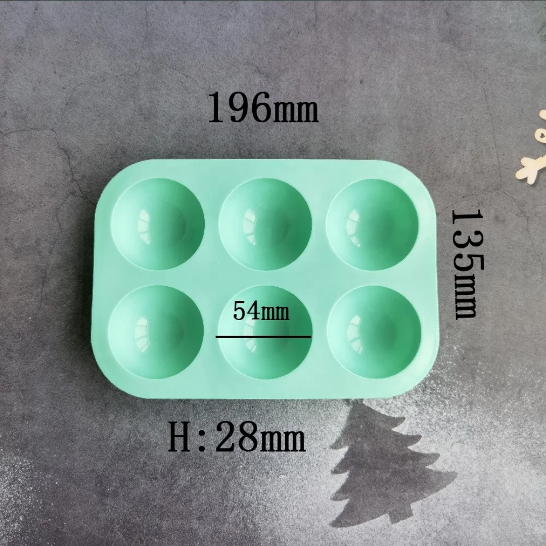 Moule Silicone Demi-Sphère