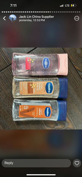 Vaseline body oils