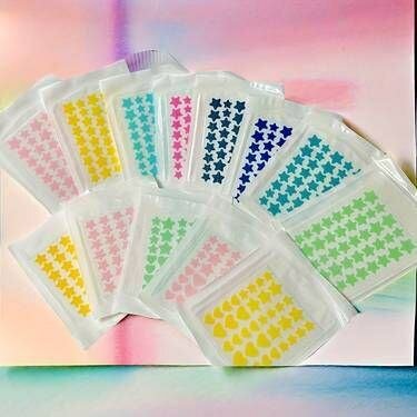 Patch anti-imperfections colorés