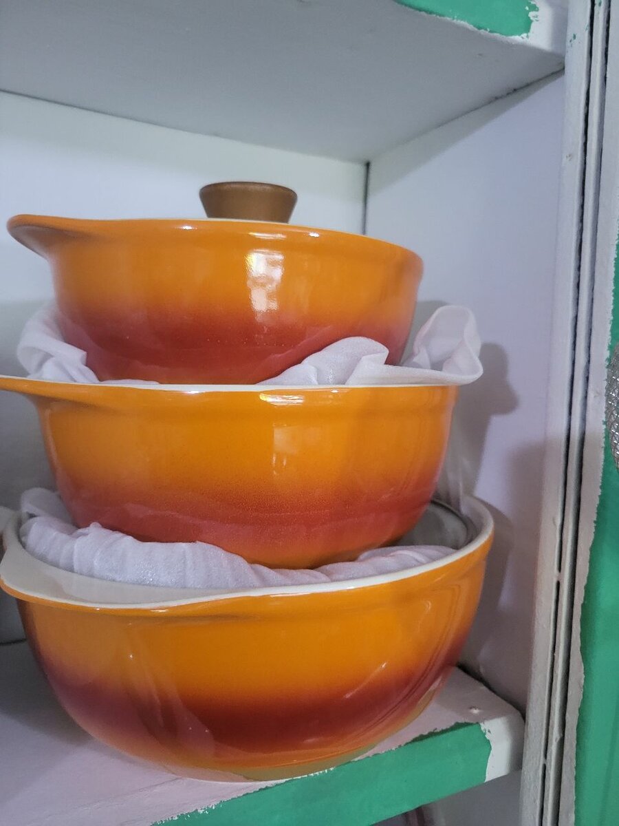 Ensemble soupières cassable