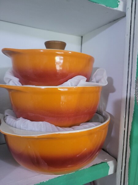 Ensemble soupières cassable