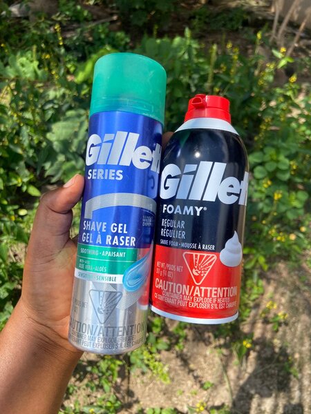Gillette shaving foams and gels