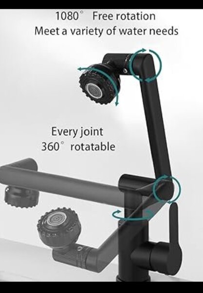 Adjustable Modern Multiple Outlet Mode Faucent Tap