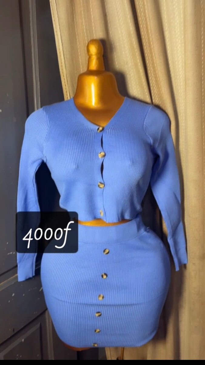 Robe tricotée élégante