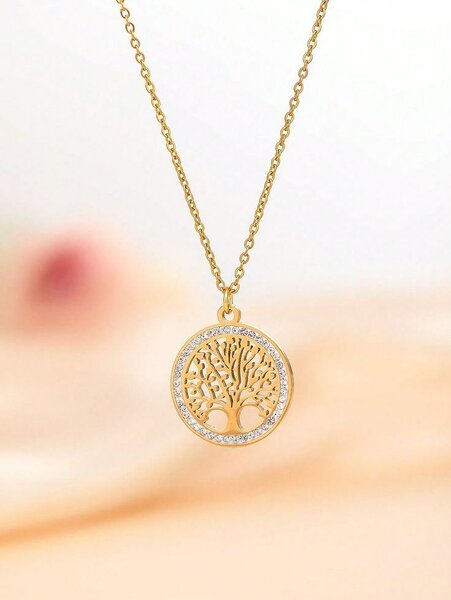 Collier Arbre de Vie Doré