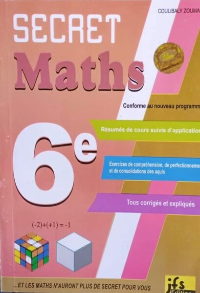 Livre Secret Maths 6e