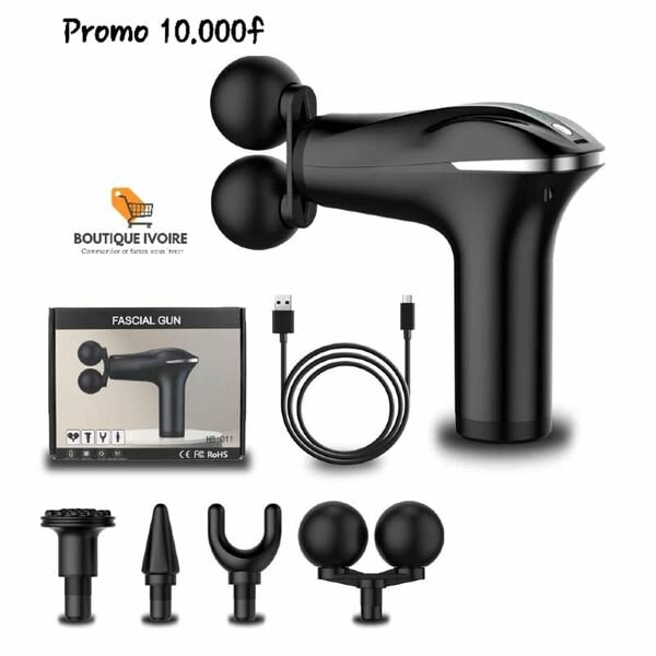 NOUVEAUTÉS PISTOLET DE MASSAGE !!!  👉Soulage les raideurs et les douleurs musculaires 👉 Idéale pour reduire la fatigue musculaire 👉Améliorer la circulation sanguine