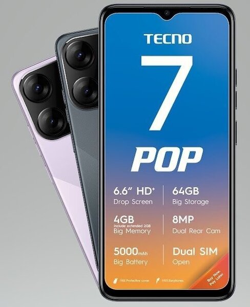 Tecno Pop 7 Smartphone