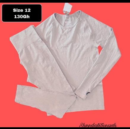 top and leggings gray