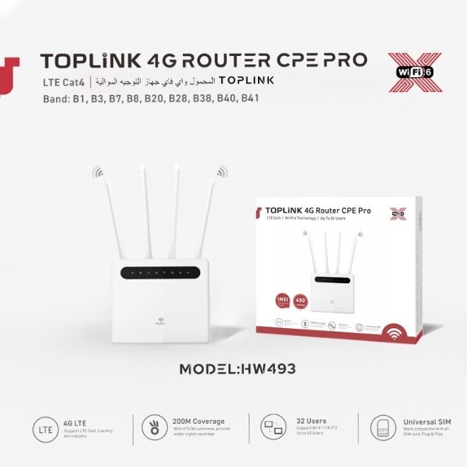 Toplink 4G Router CPE PRO