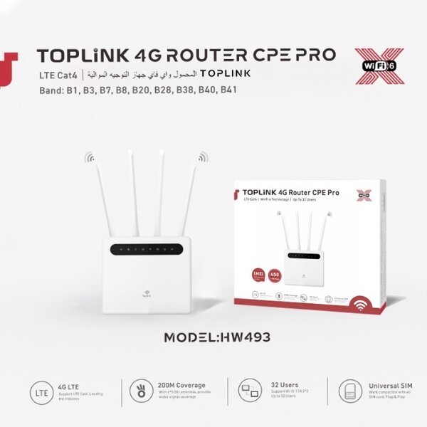 Toplink 4G Router CPE PRO