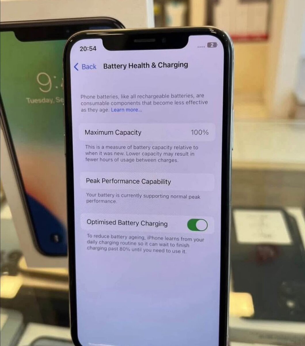 iPhone X Argent 64Go Neuf