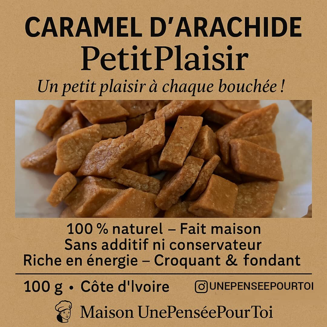 Caramel d'arachide