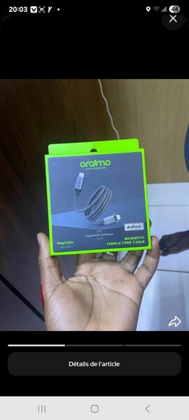 Oraimo Câble USB-C Magnétique