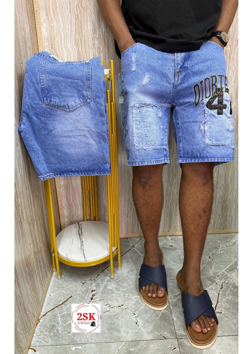 Shorts en Jean Décontractés Homme