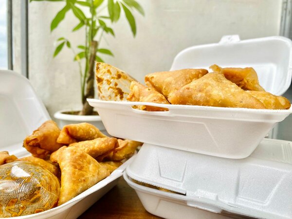 3 boîtes de Samoussa