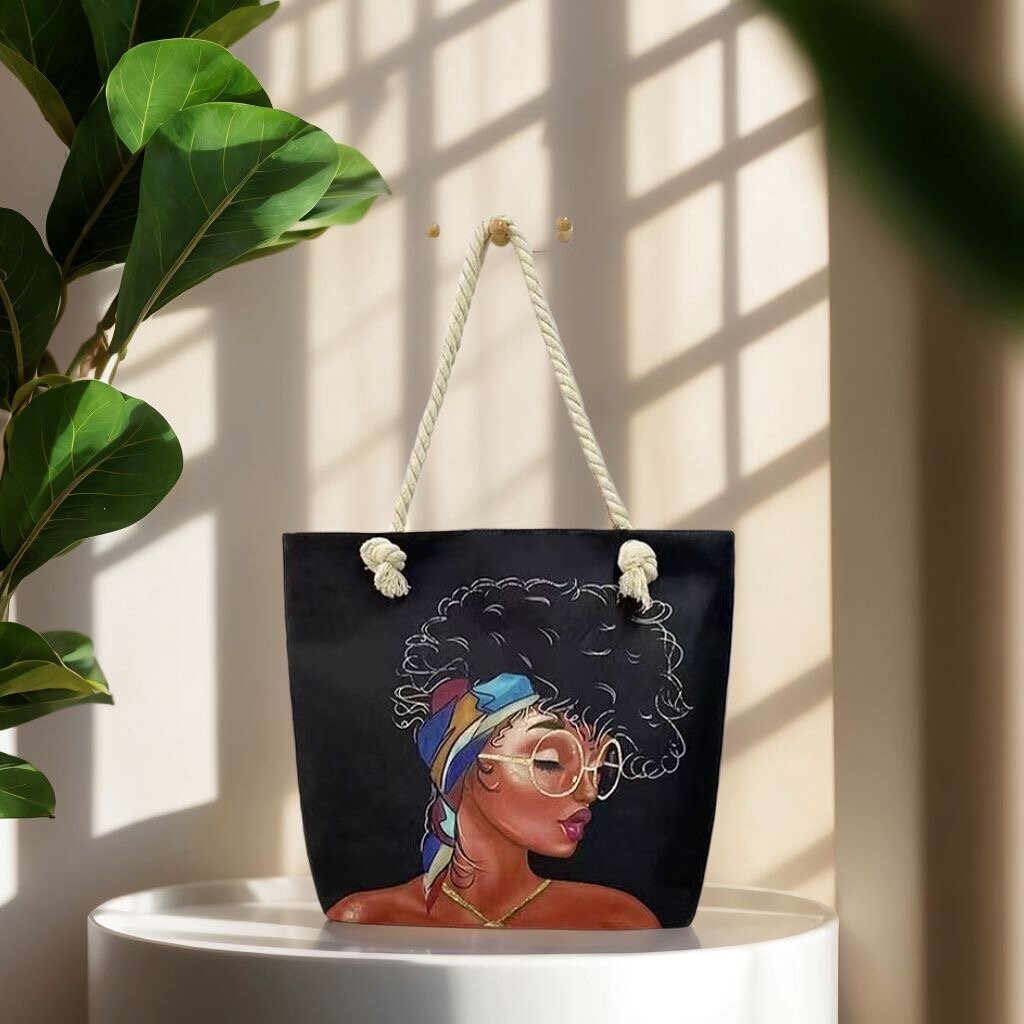 Sac cabas illustré tendance