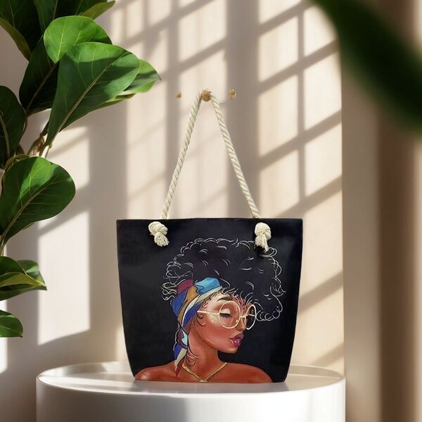 Sac cabas illustré tendance