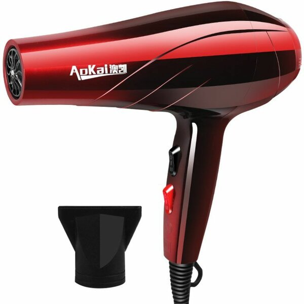 Powerful Hair Dryer plus 11pcs accessories (RED)