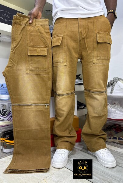 Jeans cargo style tendance