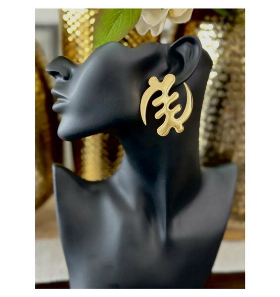 Adinkra earring