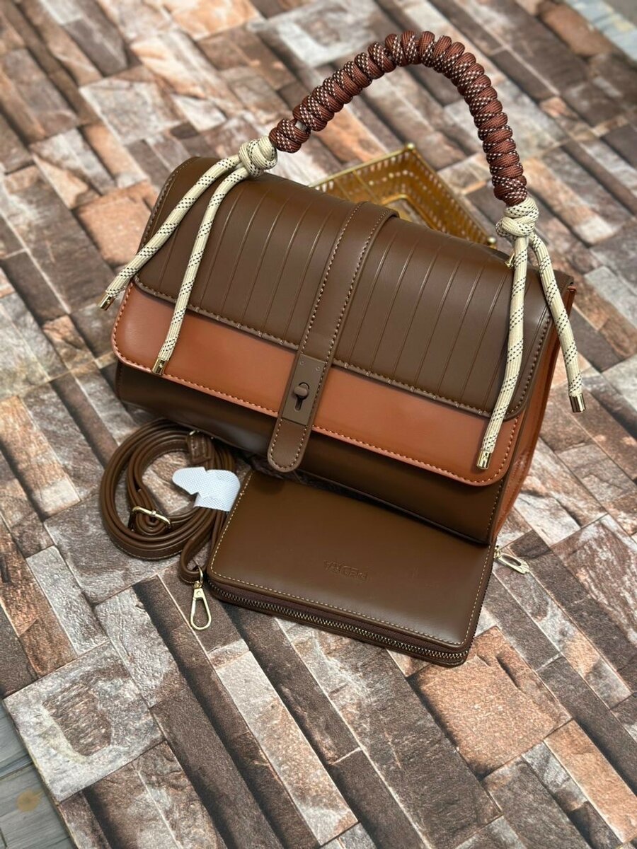 Solid leather bag