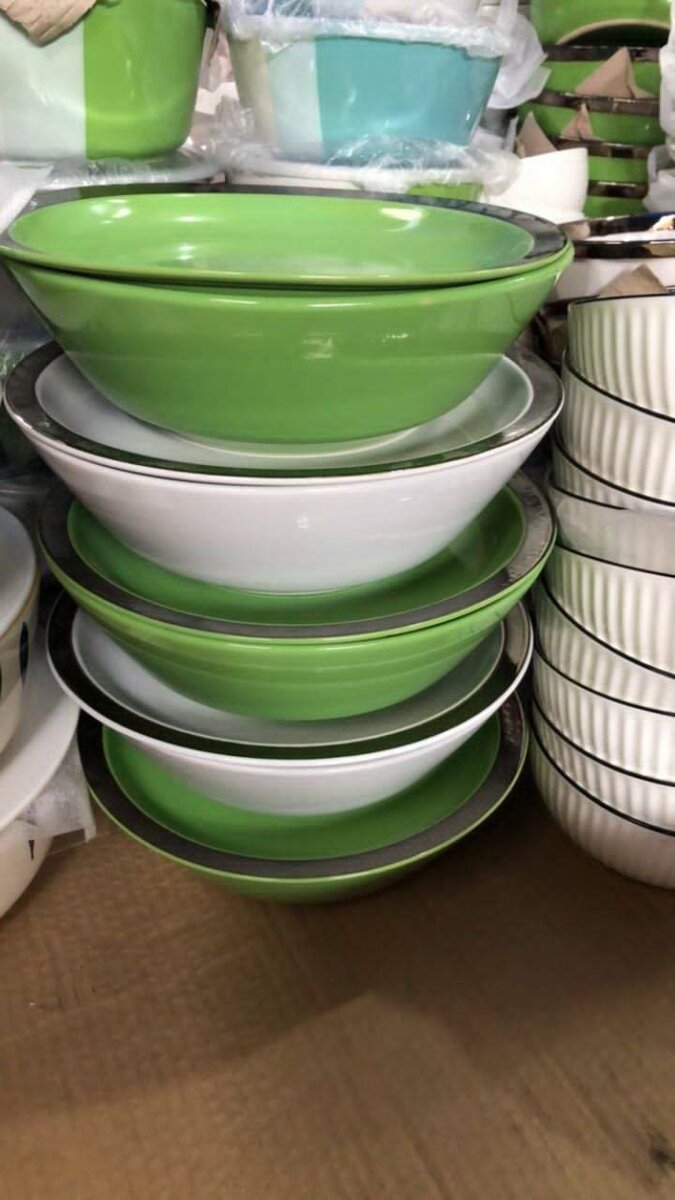 Ceramic Fufu Bowl with Cover