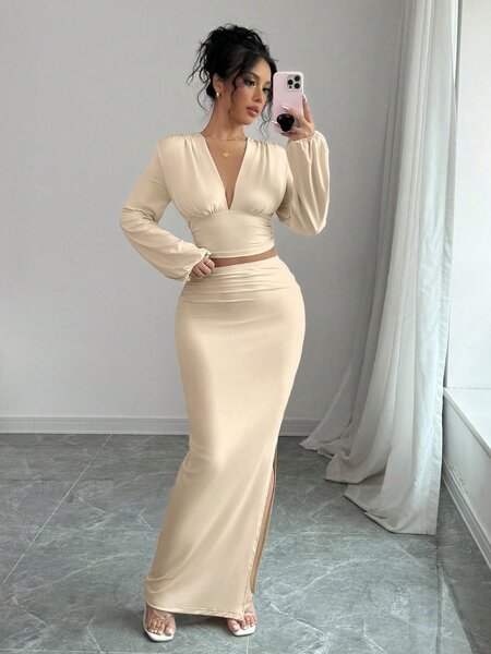 Robe longue élégante femme