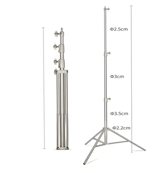 Trépied d'éclairage ajustable robuste