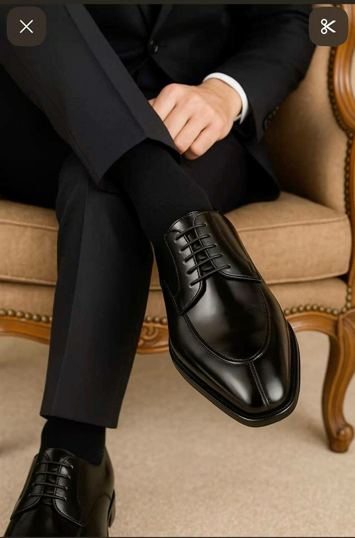 Chaussures habillées en cuir élégant