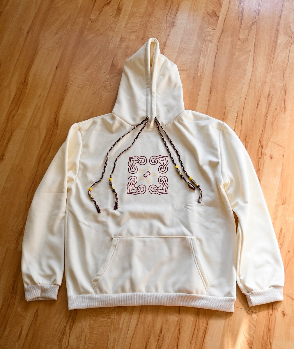 Худи с принтом соцветия