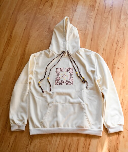 Худи с принтом соцветия