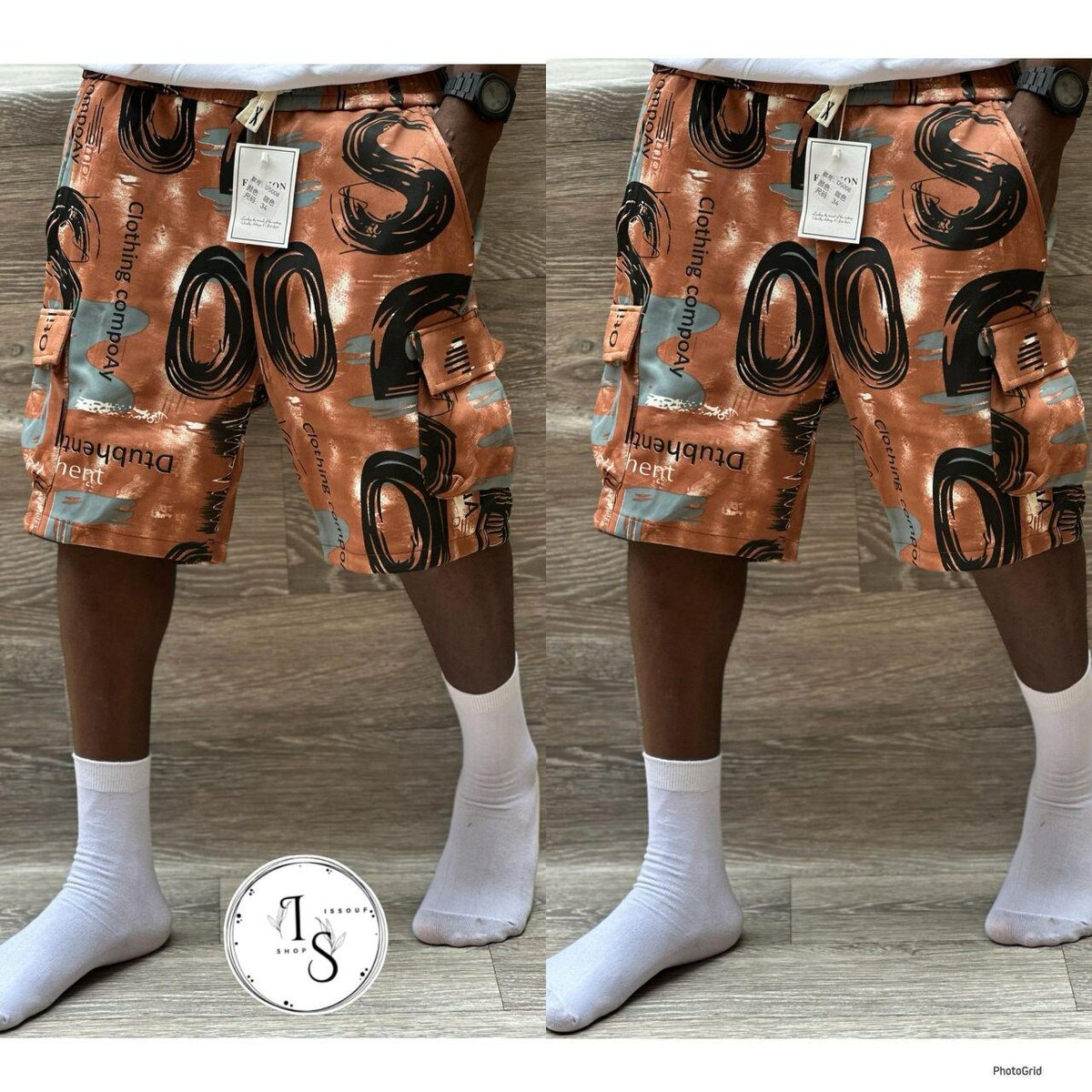Shorts homme décontractés imprimés