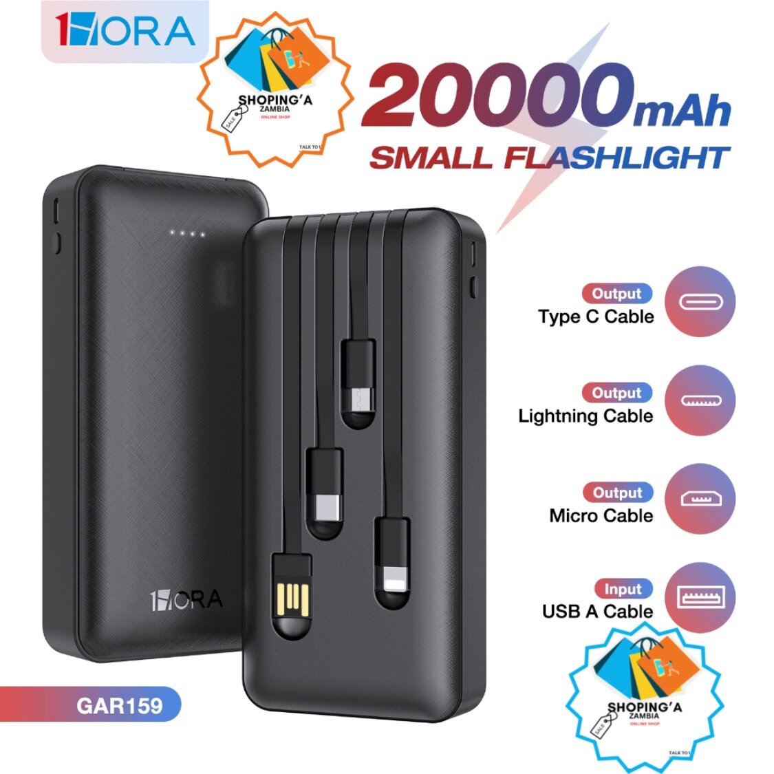 POWER BANK (20,000mAh)