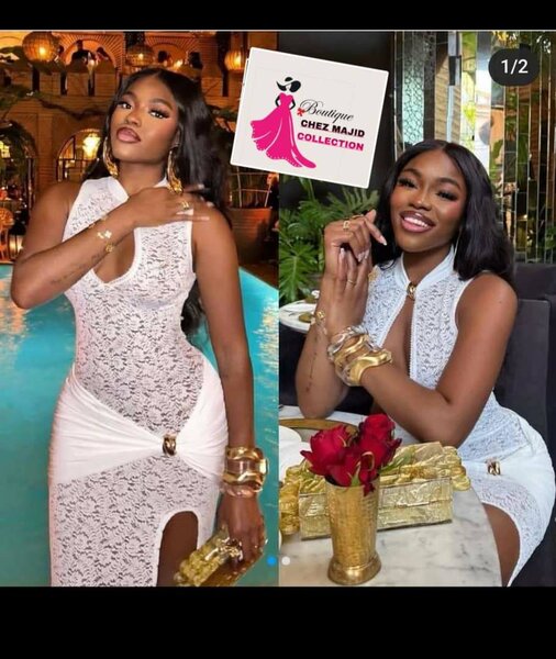 Robe en dentelle chic