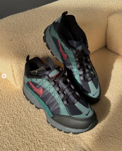 Теплые кроссовки NIKE AIR HUMARA зеленый/черный