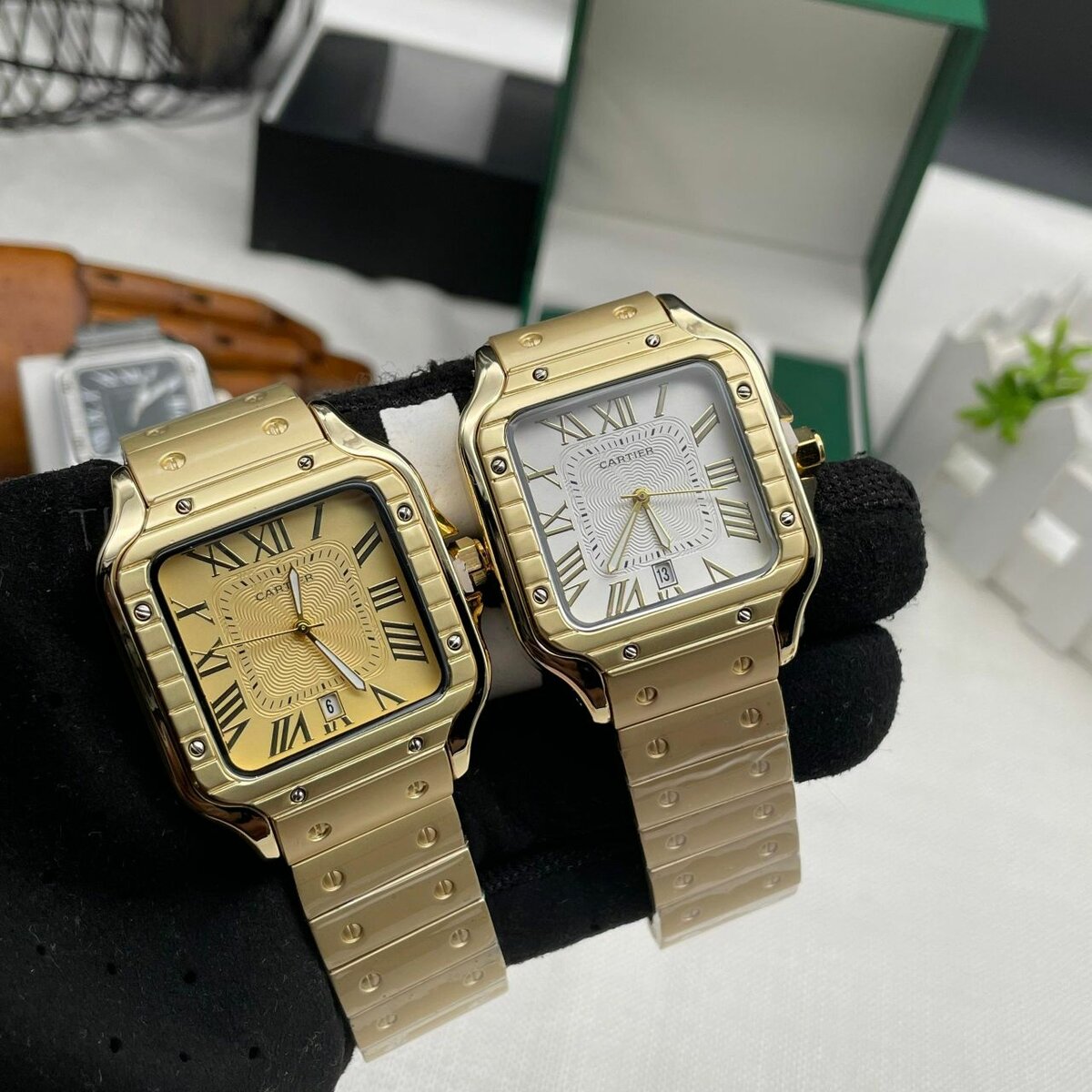 Solid Cartier Chain Watches