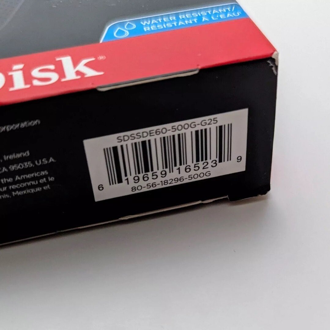 SanDisk 500GB Extreme Portable External SSD - Up to 550MB/s