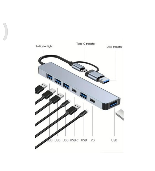 Hub 7in1  USB 3.0 - TYPE C SPL