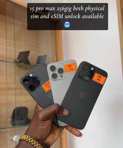 15 pro max 256gig