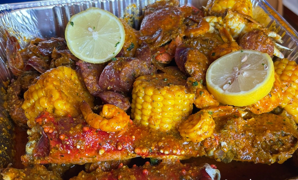 Délice de fruits de mer épicés