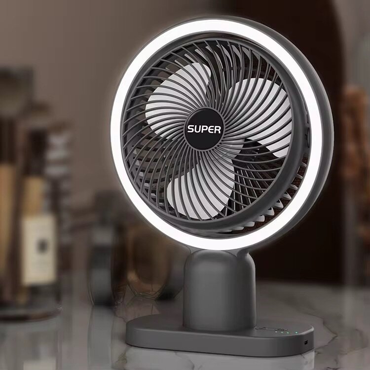Mini Desktop Fan with LED light