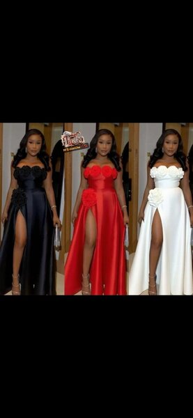 Robe longue élégante fendue