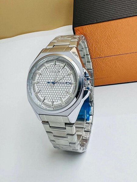 Montre Homme Citizen Argentée