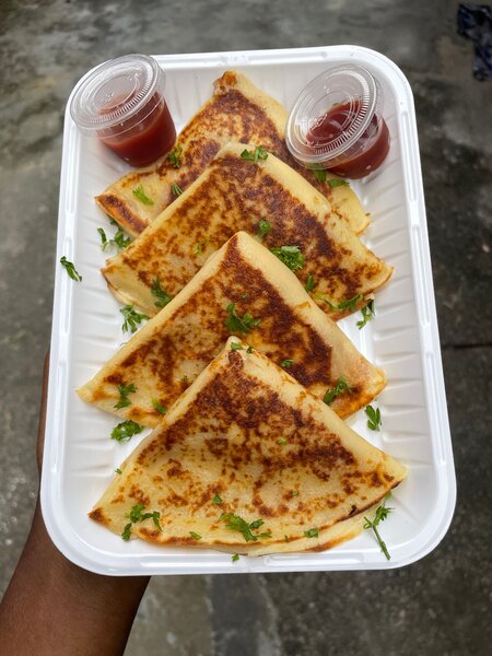 Crêpes gourmandes  au jambon