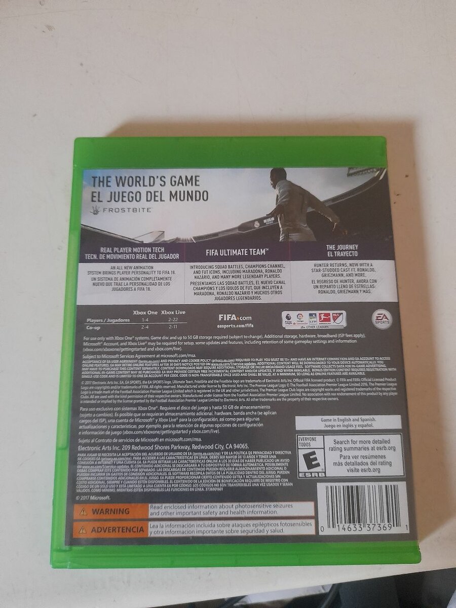 Fifa 18 xbox one